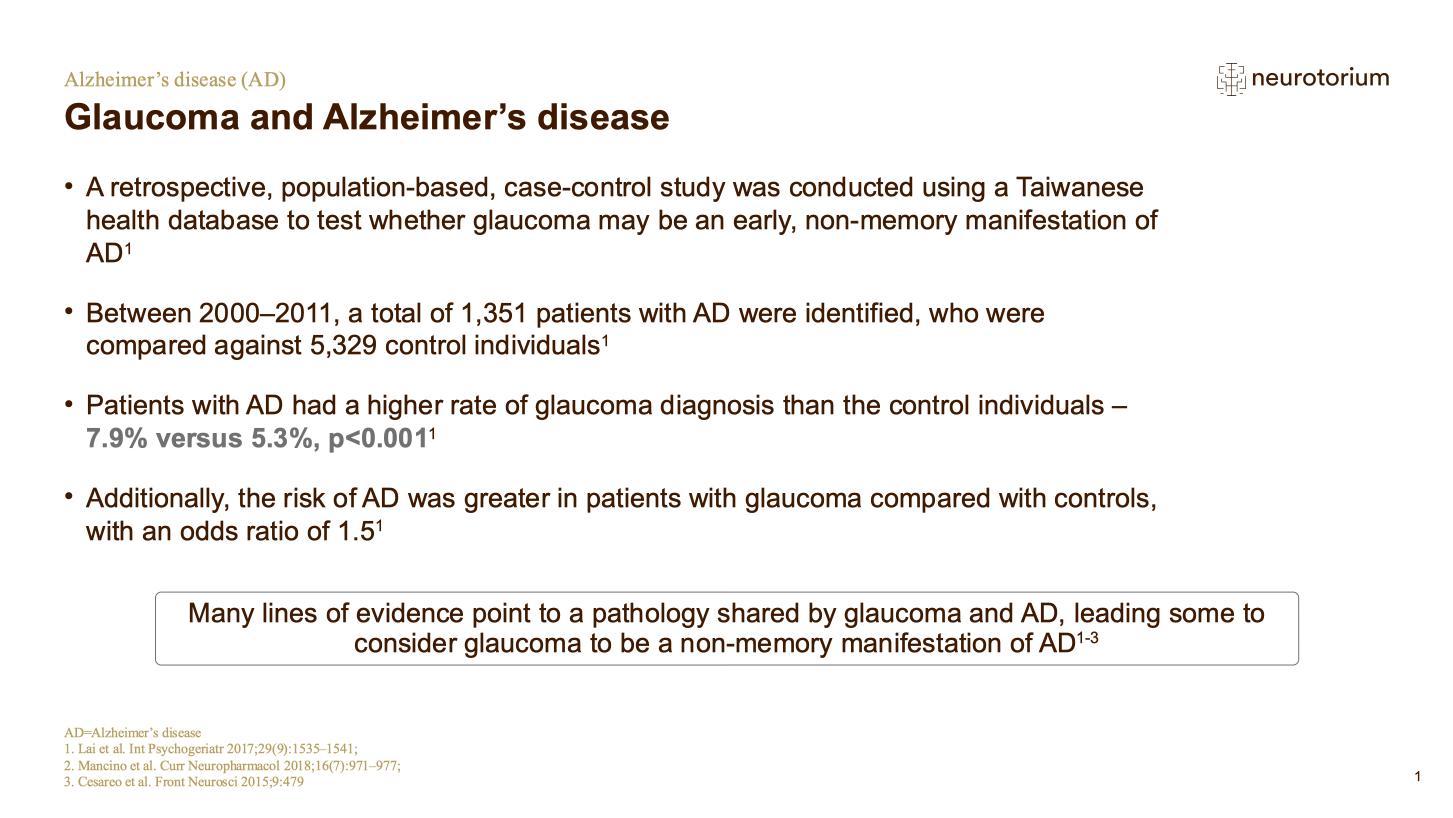 Alzheimers Disease – Comorbidity – slide 23